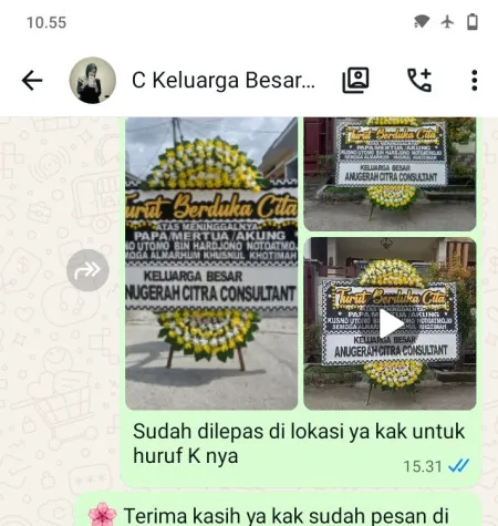 Pengiriman Papan Bunga Duka Pekutan Bayan