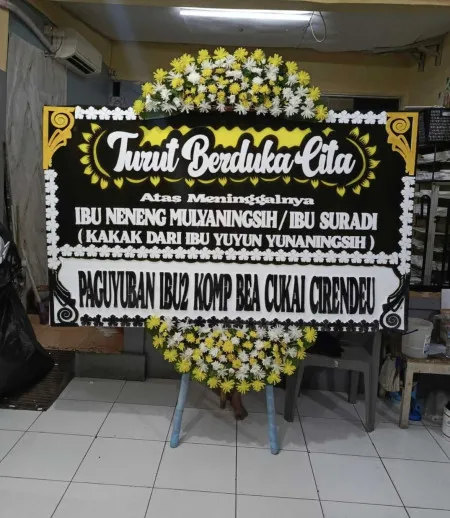 Papan Bunga Duka Pekutan Bayan